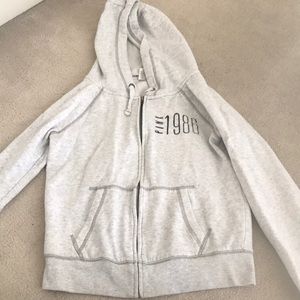 grey Pink zip up jacket